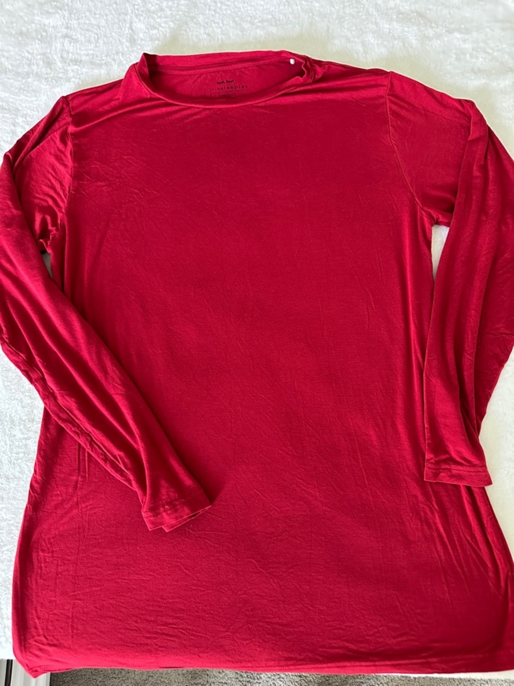 Little Sleepies Long Sleeve Red Top